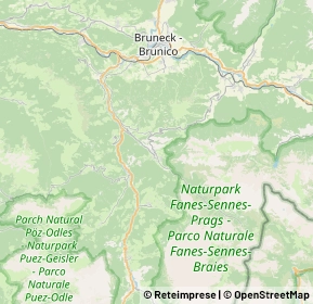 Mappa 39030 Marebbe BZ, Italia (8.4135)