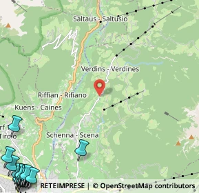 Mappa Via Verdines, 39017 Scena BZ, Italia (4.44)