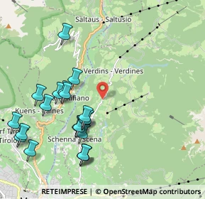 Mappa Via Verdines, 39017 Scena BZ, Italia (2.241)