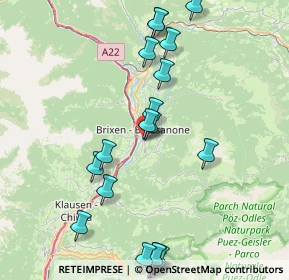 Mappa Via Sarnes, 39042 Bressanone BZ, Italia (9.2165)