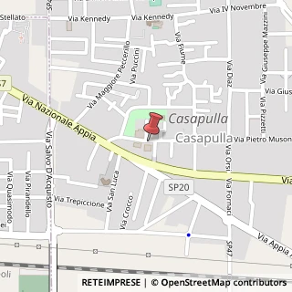 Mappa Via Appia Antica, 5, 81020 Casapulla CE, Italia, 81020 Casapulla, Caserta (Campania)