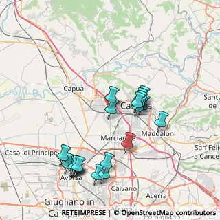 Mappa Via Salvo D'Acquisto, 81020 Curti CE, Italia (8.675)