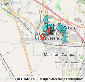 Mappa Via Achille Grandi, 81055 Santa Maria Capua Vetere CE, Italia (1.21385)