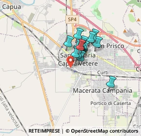 Mappa Via Achille Grandi, 81055 Santa Maria Capua Vetere CE, Italia (1.09222)