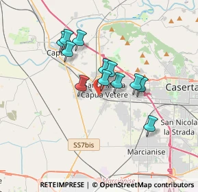 Mappa Via Achille Grandi, 81055 Santa Maria Capua Vetere CE, Italia (2.94167)