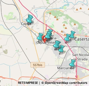 Mappa Via Achille Grandi, 81055 Santa Maria Capua Vetere CE, Italia (3.04083)