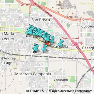 Mappa Via Piave, 81020 Casapulla CE, Italia (0.633)