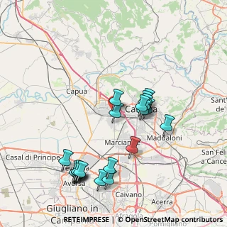 Mappa Via Piave, 81020 Casapulla CE, Italia (8.6845)