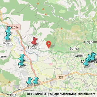 Mappa Via Fizzo, 82010 Bucciano BN, Italia (3.7275)