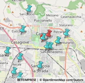 Mappa Via Alois Gianfrancesco, 81100 Caserta CE, Italia (2.34615)