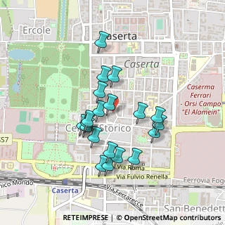 Mappa Via Crispo Vincenzo Orazio, 81100 Caserta CE, Italia (0.421)