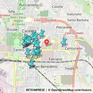 Mappa Stadio Alberto Pinto, 81100 Caserta CE, Italia (0.9155)