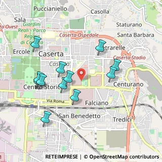 Mappa Stadio Alberto Pinto, 81100 Caserta CE, Italia (1.01667)