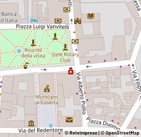 Mappa Piazza Alfonso Ruggiero, 81100 Caserta CE, Italia (0)