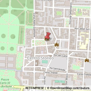 Mappa Piazza Luigi Vanvitelli, 22, 81100 Caserta, Caserta (Campania)