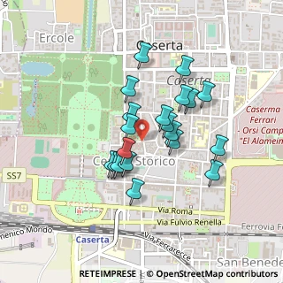 Mappa Piazza Vanvitelli, 81100 Caserta CE, Italia (0.378)