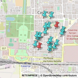 Mappa Piazza Vanvitelli, 81100 Caserta CE, Italia (0.4165)