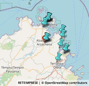 Mappa Via Pietro Nenni, 07021 Arzachena SS, Italia (11.9725)