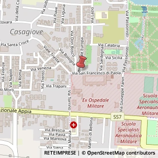 Mappa Via San Francesco da Paola, 9, 81100 Casagiove, Caserta (Campania)