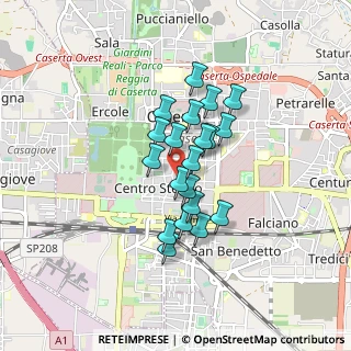 Mappa Via Filippo Turati, 81100 Caserta CE, Italia (0.661)