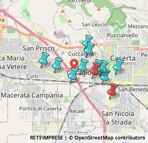 Mappa Via Casagiove Casapulla, 81022 Casagiove CE, Italia (1.40333)