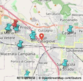 Mappa Via Casagiove Casapulla, 81022 Casagiove CE, Italia (2.91833)