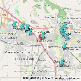 Mappa Via Casagiove Casapulla, 81022 Casagiove CE, Italia (2.37083)