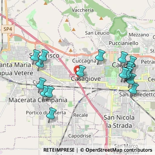 Mappa Via Casagiove Casapulla, 81022 Casagiove CE, Italia (2.52529)