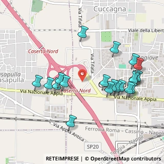 Mappa Via Casagiove Casapulla, 81022 Casagiove CE, Italia (0.5655)