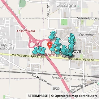 Mappa Via Casagiove Casapulla, 81022 Casagiove CE, Italia (0.3505)