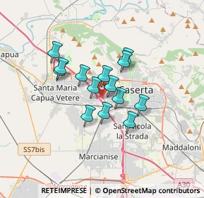 Mappa Via Casagiove Casapulla, 81022 Casagiove CE, Italia (2.55714)