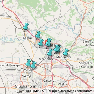 Mappa Via Casagiove Casapulla, 81022 Casagiove CE, Italia (5.63417)