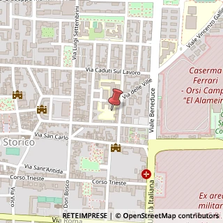 Mappa Via Michele Ferrara, 22, 81100 Caserta, Caserta (Campania)