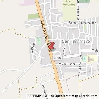 Mappa Via Nazionale Appia, 7, 81050 San Tammaro CE, Italia, 81050 San Tammaro, Caserta (Campania)