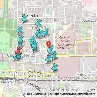Mappa Via Michele Ferrara, 81100 Caserta CE, Italia (0.518)