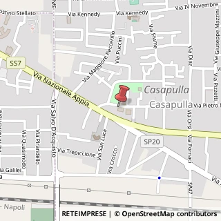 Mappa Via Rimembranza, 36, 81020 Casapulla, Caserta (Campania)