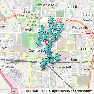 Mappa P.za G. Matteotti, 81100 Caserta CE, Italia (0.6505)
