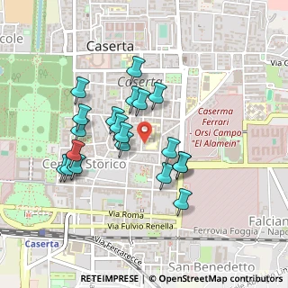 Mappa Via A. Ceccano, 81100 Caserta CE, Italia (0.435)
