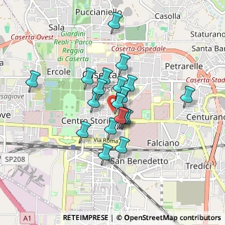 Mappa Via A. Ceccano, 81100 Caserta CE, Italia (0.70211)