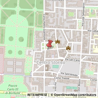 Mappa Piazza Vanvitelli, 45, 81100 Caserta, Caserta (Campania)