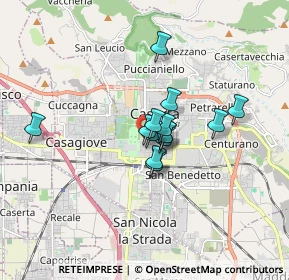 Mappa Piazza della Prefettura, 81100 Caserta CE, Italia (1.13929)