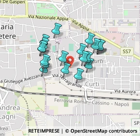 Mappa Via Rosato B., 81040 Curti CE, Italia (0.362)