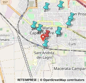 Mappa Piazza Giacomo Matteotti, 81055 Santa Maria Capua Vetere CE, Italia (0.88091)