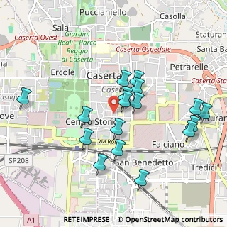 Mappa Piazza Matteotti Angolo Via Patturelli, 81100 Caserta CE, Italia (0.99765)