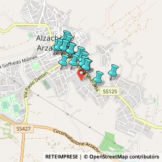 Mappa Via E. Lussu, 07021 Arzachena SS, Italia (0.3405)