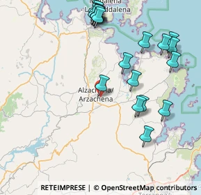 Mappa Traversa via Righi, 07021 Arzachena SS, Italia (10.115)