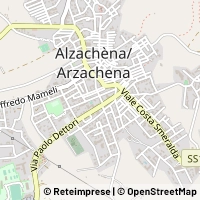 Kaart Arzachena