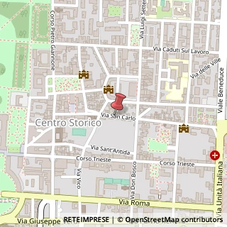 Mappa Via San Carlo, 30, 81100 Caserta, Caserta (Campania)
