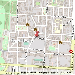 Mappa Via San Carlo, 18, 81100 Caserta, Caserta (Campania)