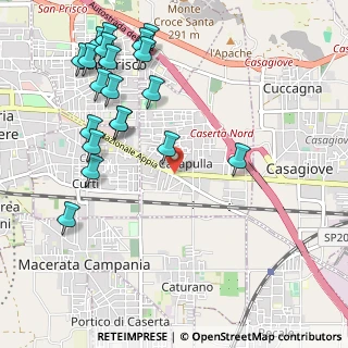 Mappa Via Nazionale Appia, 81100 Casapulla CE, Italia (1.3325)